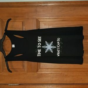 Frozen themed sport tank top